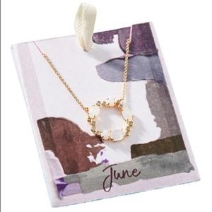 ISO Anthropologie Birthstone June Necklace